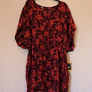 NWT Beautiful Land's End Floral Cover up size M-L